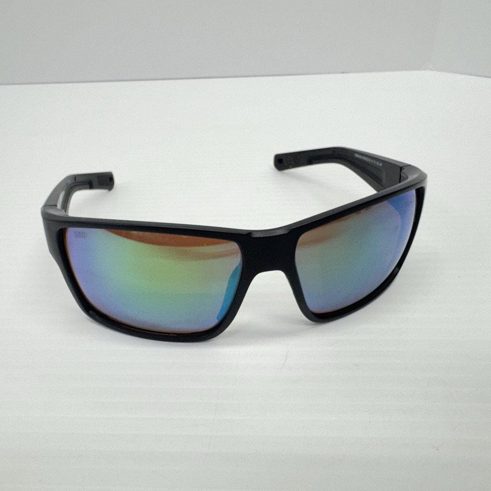 Costa Del Mar Reefton Pro Polarized Sunglasses Black Blue Mirror Copper 580G